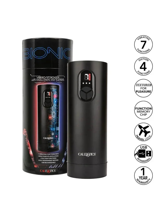 Bestel: Bionic Vibro Stroker by CalExotics - bij Happytoys.nl, happytoys.be, Happytoys.ae: erotische sex webshop | liever Happy dan Easy ⭐⭐⭐⭐⭐