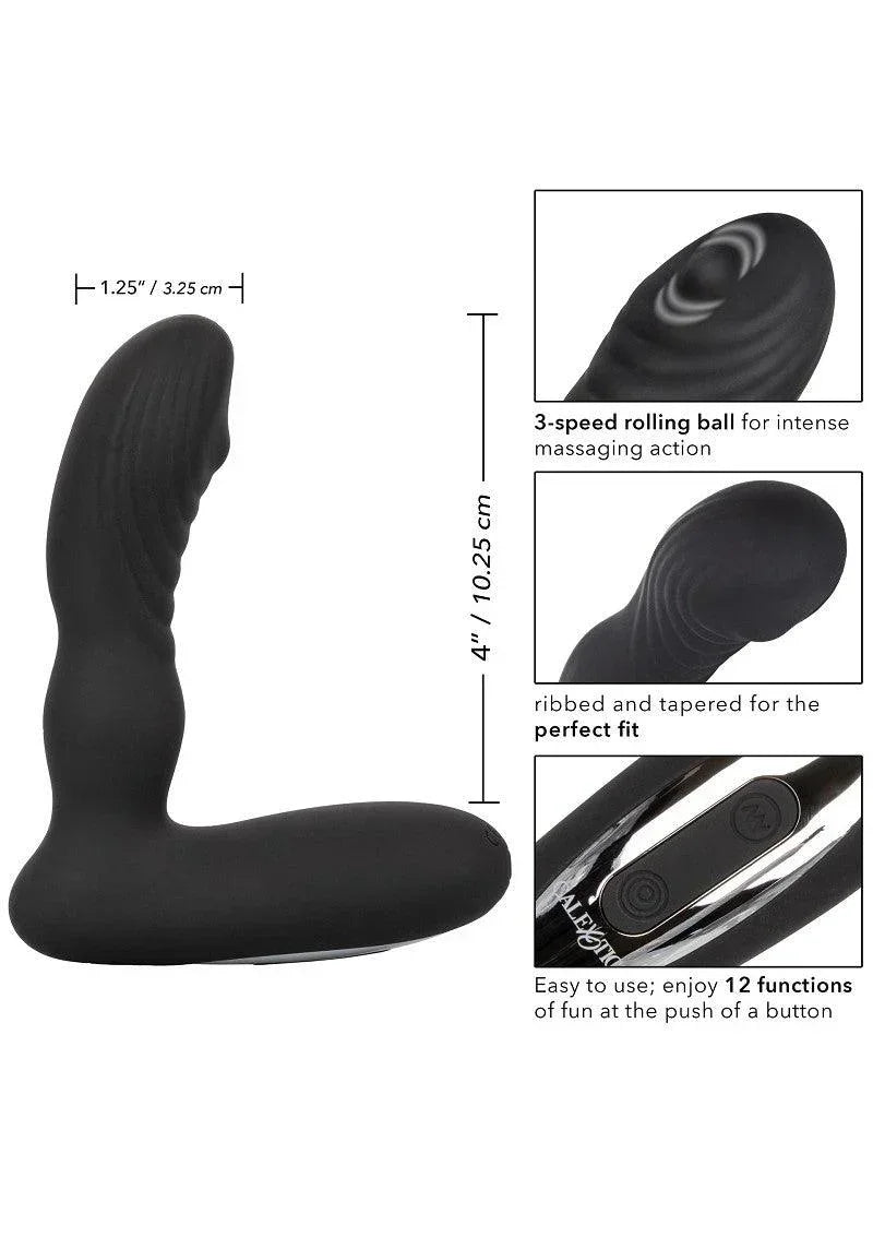 Bestel: Eclipse Roller Ball Probe Anal Vibrator by CalExotics - bij Happytoys.nl, happytoys.be, Happytoys.ae: erotische sex webshop | liever Happy dan Easy ⭐⭐⭐⭐⭐
