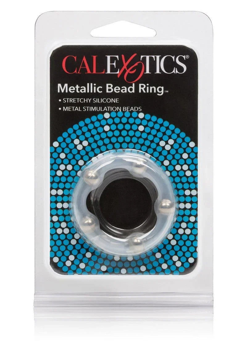 Bestel: Metallic Bead Ring by CalExotics - bij Happytoys.nl, happytoys.be, Happytoys.ae: erotische sex webshop | liever Happy dan Easy ⭐⭐⭐⭐⭐