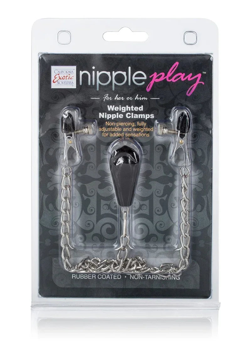 Bestel: Weighted Nipple Clamps by CalExotics - bij Happytoys.nl, happytoys.be, Happytoys.ae: erotische sex webshop | liever Happy dan Easy âââââ