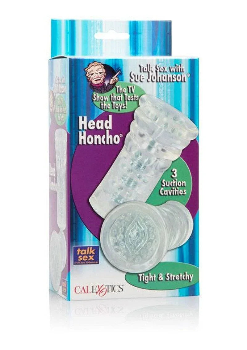 Bestel: Sue Johanson Head Honcho Stroker by CalExotics - bij Happytoys.nl, happytoys.be, Happytoys.ae: erotische sex webshop | liever Happy dan Easy âââââ