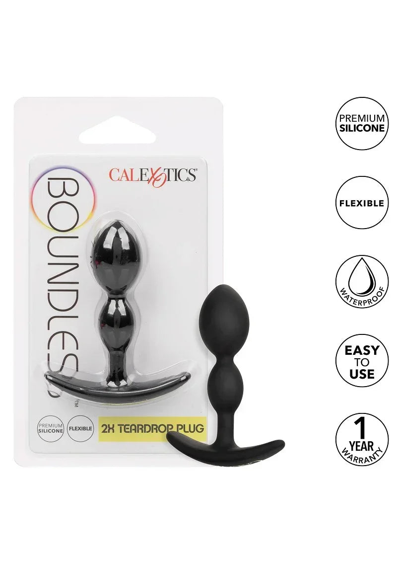CalExoticsBoundless2XTeardropPlug9 @ Happytoys Sexshop: online sex shop for Feeling Happy & Easy 😊 the erotic store owned by a woman