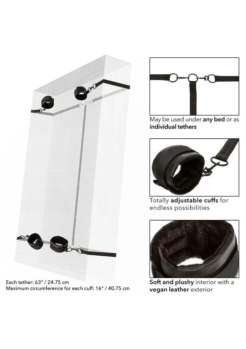 Bestel: Boundless Bed Restraint by CalExotics - bij Happytoys.nl, happytoys.be, Happytoys.ae: erotische sex webshop | liever Happy dan Easy âââââ