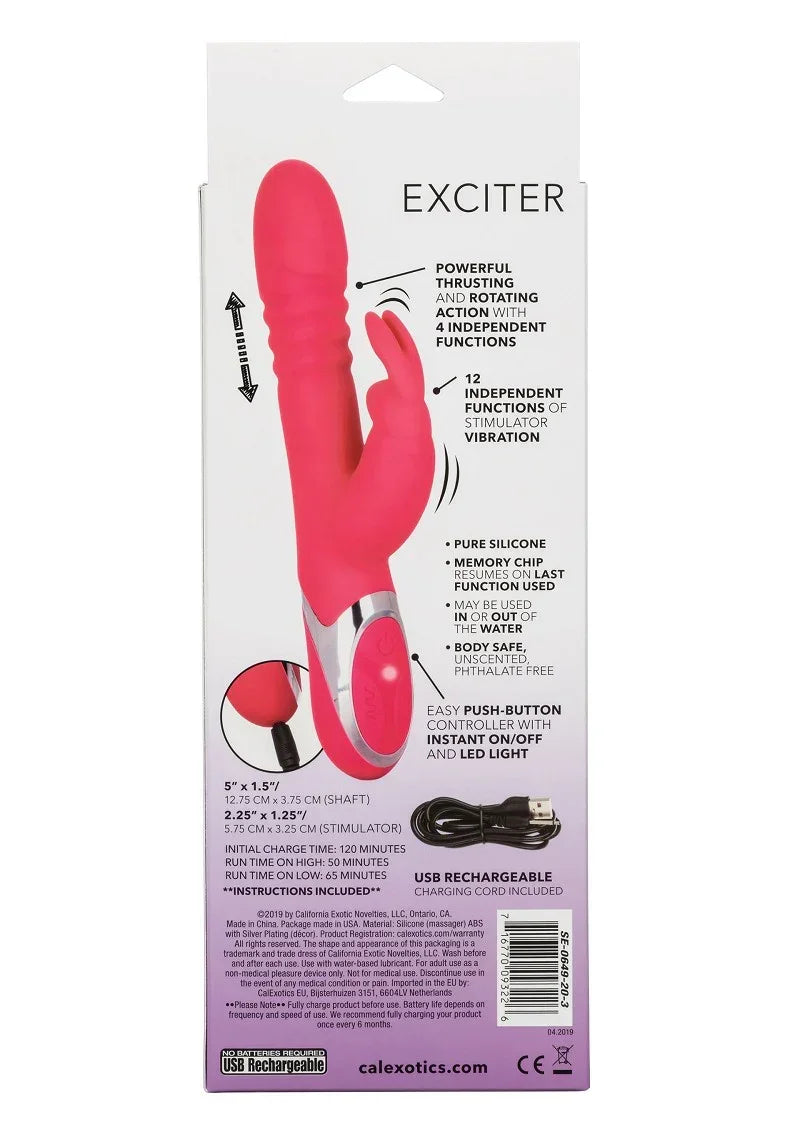CalExoticsEnchantedExciterRabbitvibrator10 @ Happytoys Sexshop: online sex shop for Feeling Happy & Easy π the erotic store owned by a woman