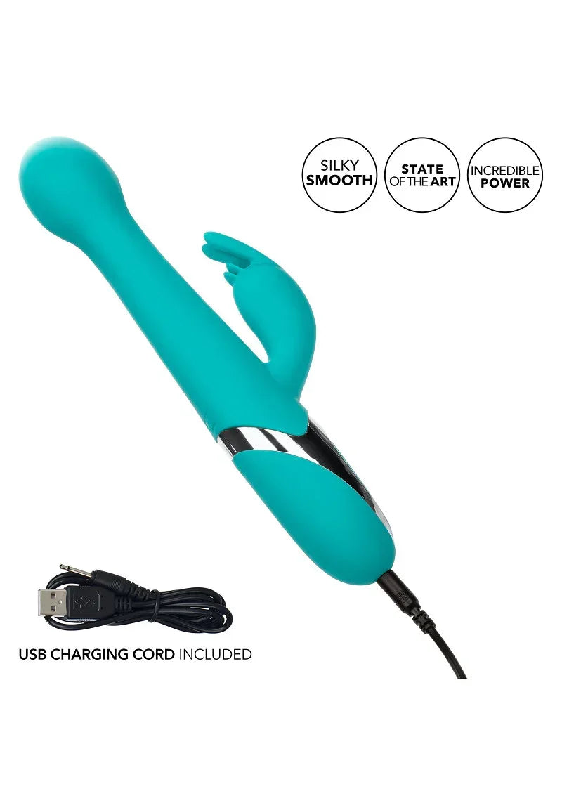 Bestel: Enchanted Oscillate Thrusting, Rotating double vibrator by CalExotics - bij Happytoys.nl, happytoys.be, Happytoys.ae: erotische sex webshop | liever Happy dan Easy ⭐⭐⭐⭐⭐
