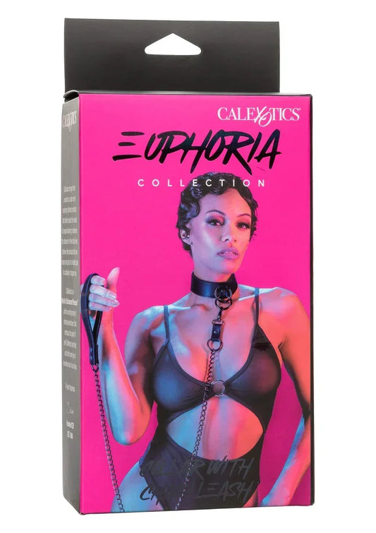 CalExoticsEuphoriaCollectionCollarwithChainLeash2 @ Happytoys Sexshop: online sex shop for Feeling Happy & Easy 😊 the erotic store owned by a woman