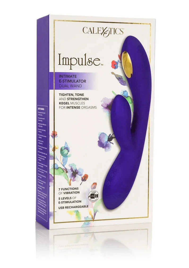 Bestel: Impulse Intimate E - Stimulator Dual Wand vibrator CalExotics by CalExotics - bij Happytoys.nl, happytoys.be, Happytoys.ae: erotische sex webshop | liever Happy dan Easy ⭐⭐⭐⭐⭐