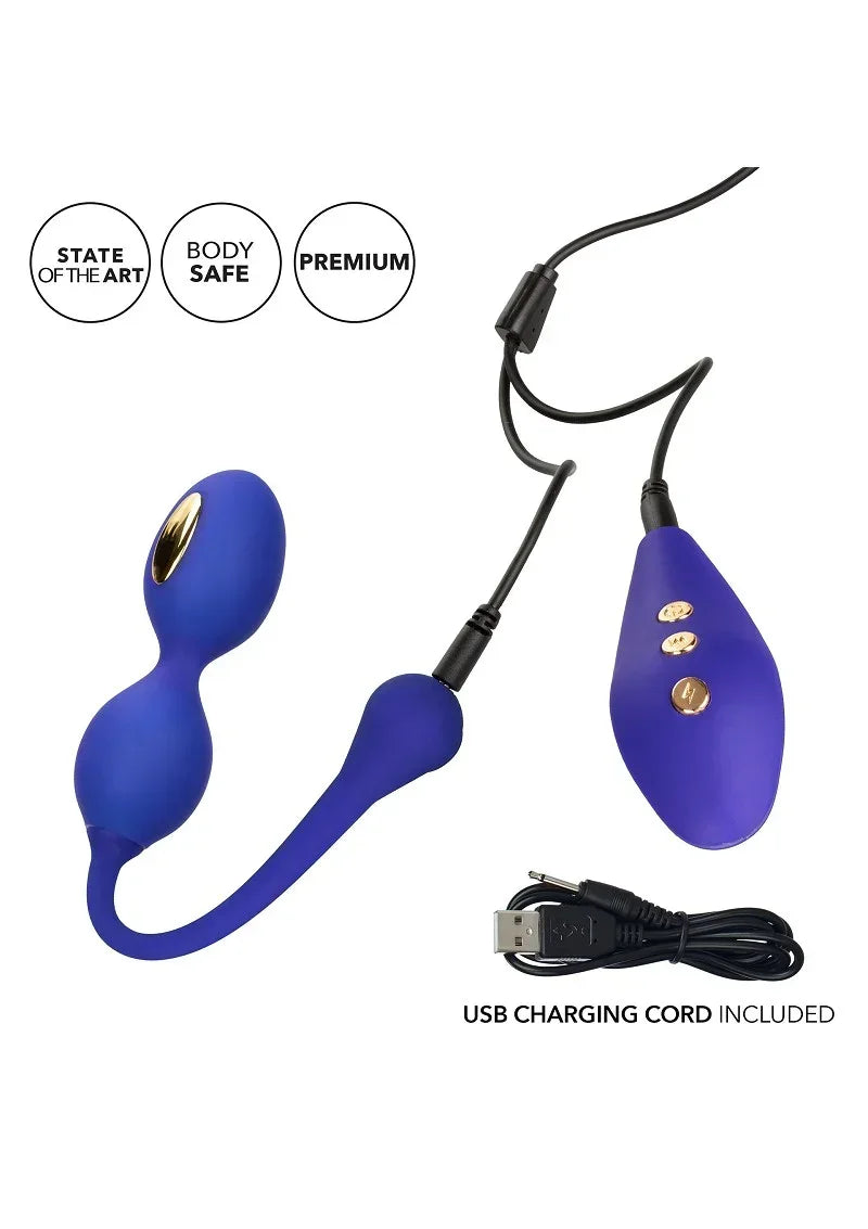 Bestel: Impulse Intimate E - Stimulator Remote Dual Kegel Exerciser by CalExotics - bij Happytoys.nl, happytoys.be, Happytoys.ae: erotische sex webshop | liever Happy dan Easy ⭐⭐⭐⭐⭐