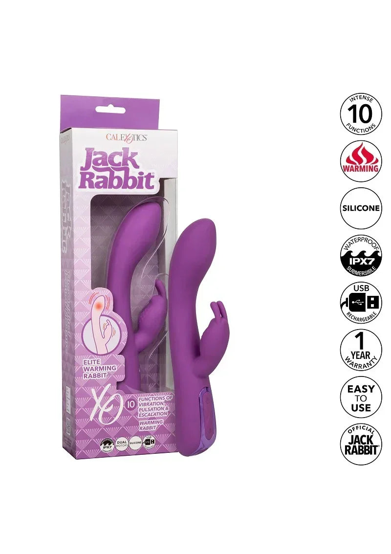 Bestel: Jack Rabbit Elite Thrusting Rabbit vibrator by CalExotics - bij Happytoys.nl, happytoys.be, Happytoys.ae: erotische sex webshop | liever Happy dan Easy ⭐⭐⭐⭐⭐