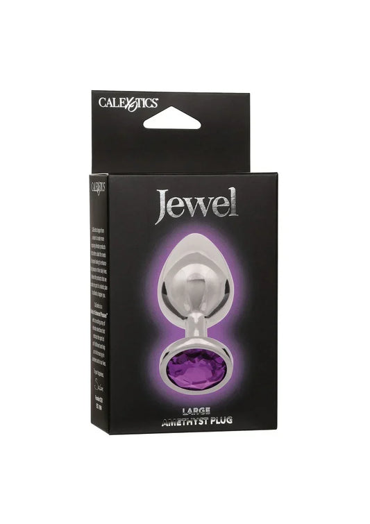 CalExoticsJewelLargeAmethystPlug2 @ Happytoys Sexshop: online sex shop for Feeling Happy & Easy π the erotic store owned by a woman