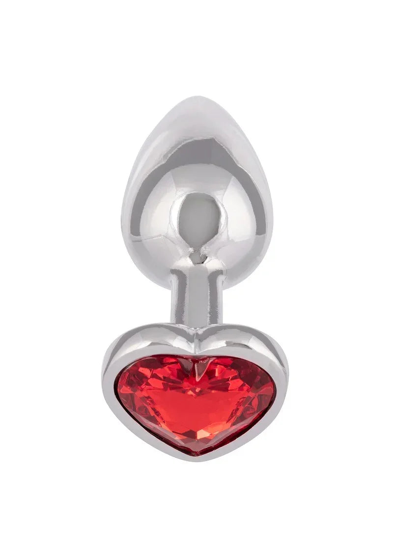 Bestel: Jewel Small Ruby Heart Plug by CalExotics - bij Happytoys.nl, happytoys.be, Happytoys.ae: erotische sex webshop | liever Happy dan Easy ⭐⭐⭐⭐⭐
