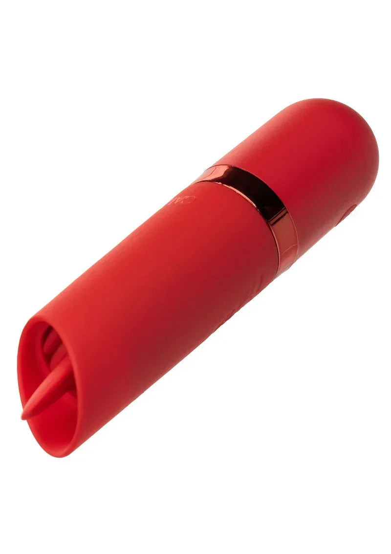 Bestel: Kyst Flicker mini lipstick vibrator met tong by CalExotics - bij Happytoys.nl, happytoys.be, Happytoys.ae: erotische sex webshop | liever Happy dan Easy ⭐⭐⭐⭐⭐