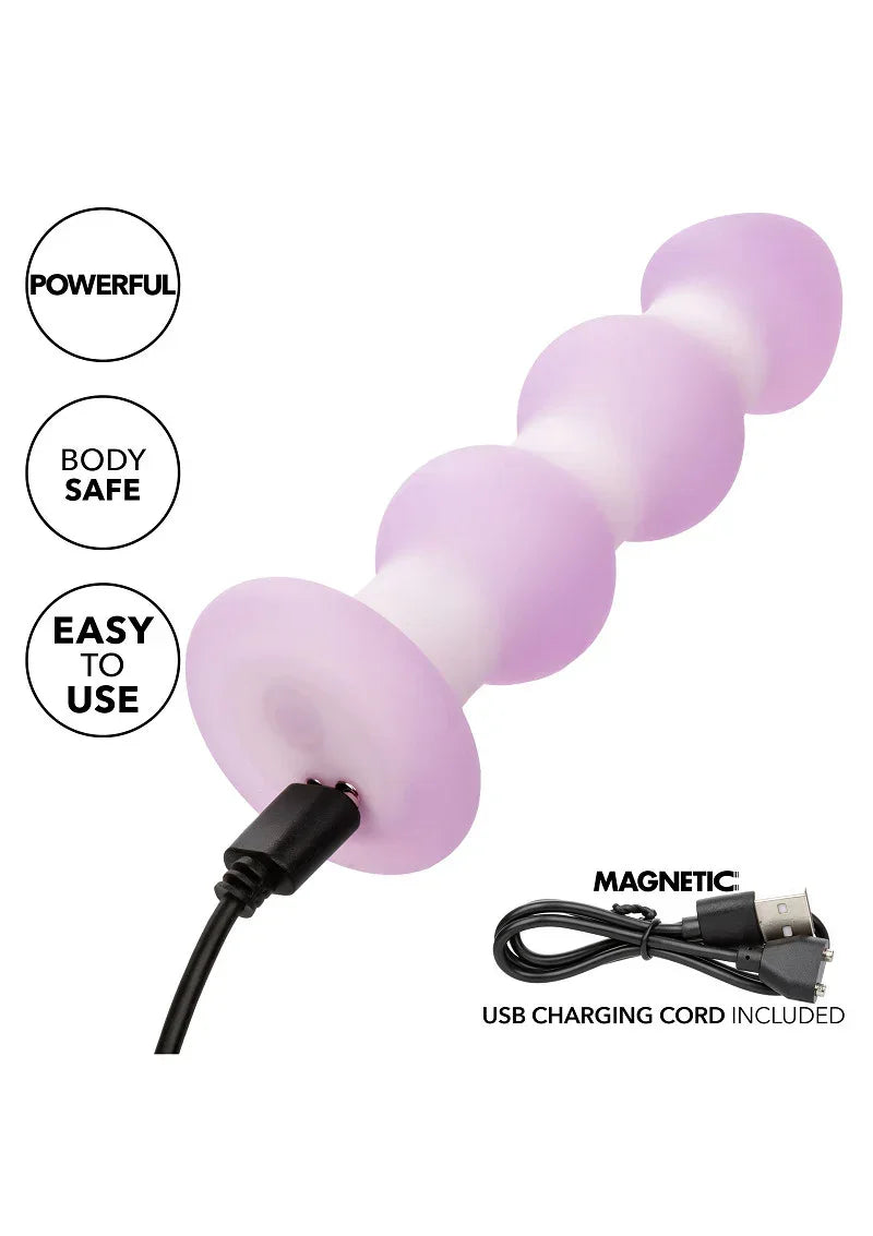 Bestel: Lavender Haze Beaded Probe by CalExotics - bij Happytoys.nl, happytoys.be, Happytoys.ae: erotische sex webshop | liever Happy dan Easy ⭐⭐⭐⭐⭐