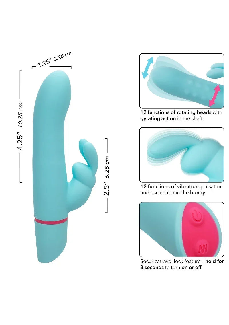 Bestel: Love Bunny Rotating Bunny by CalExotics - bij Happytoys.nl, happytoys.be, Happytoys.ae: erotische sex webshop | liever Happy dan Easy ⭐⭐⭐⭐⭐