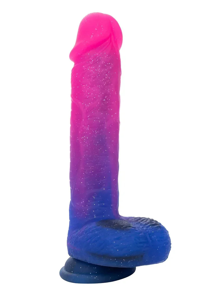 Bestel: Naughty Bits Ombré Hombre XL Vibrating Dildo by CalExotics - bij Happytoys.nl, happytoys.be, Happytoys.ae: erotische sex webshop | liever Happy dan Easy ⭐⭐⭐⭐⭐