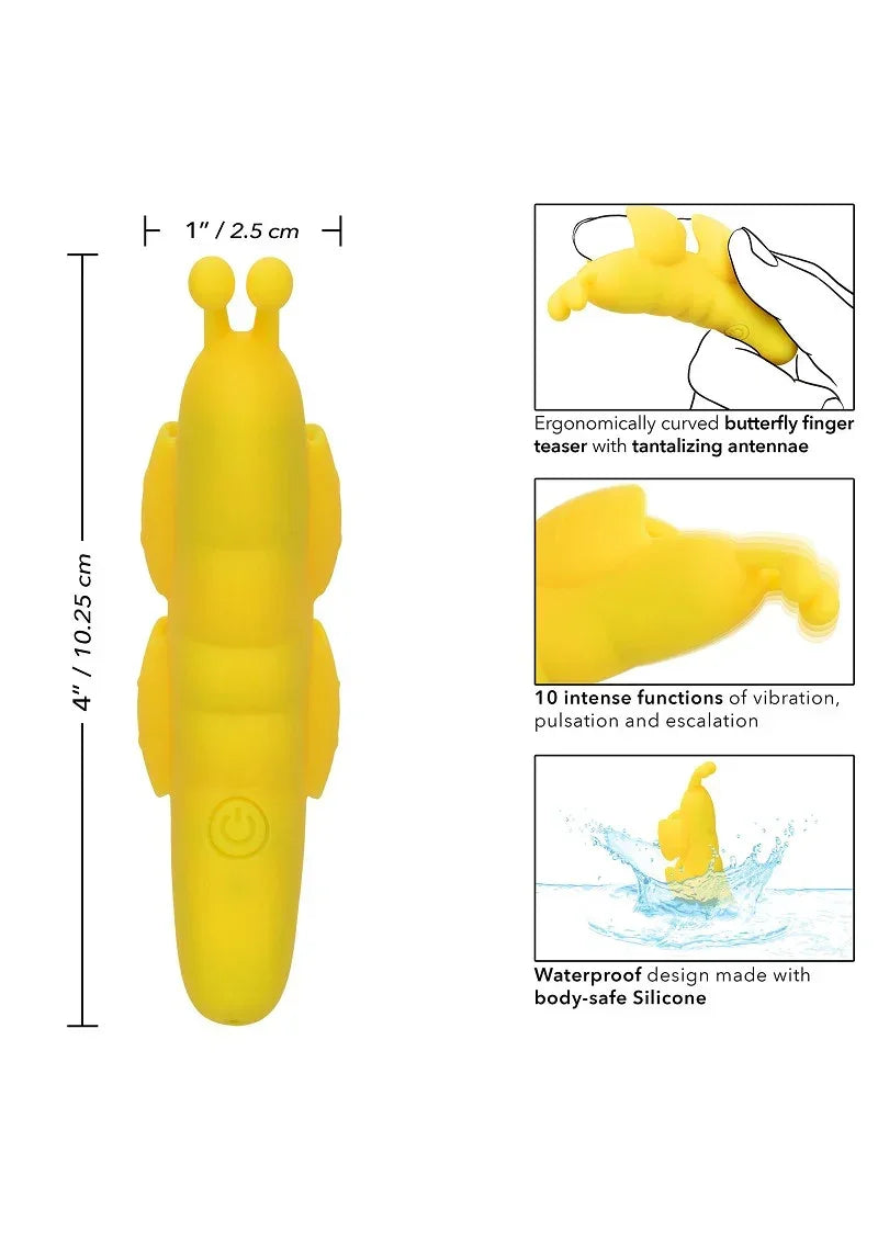 Bestel: Neon Vibes The Butterfly Vibe by CalExotics - bij Happytoys.nl, happytoys.be, Happytoys.ae: erotische sex webshop | liever Happy dan Easy ⭐⭐⭐⭐⭐