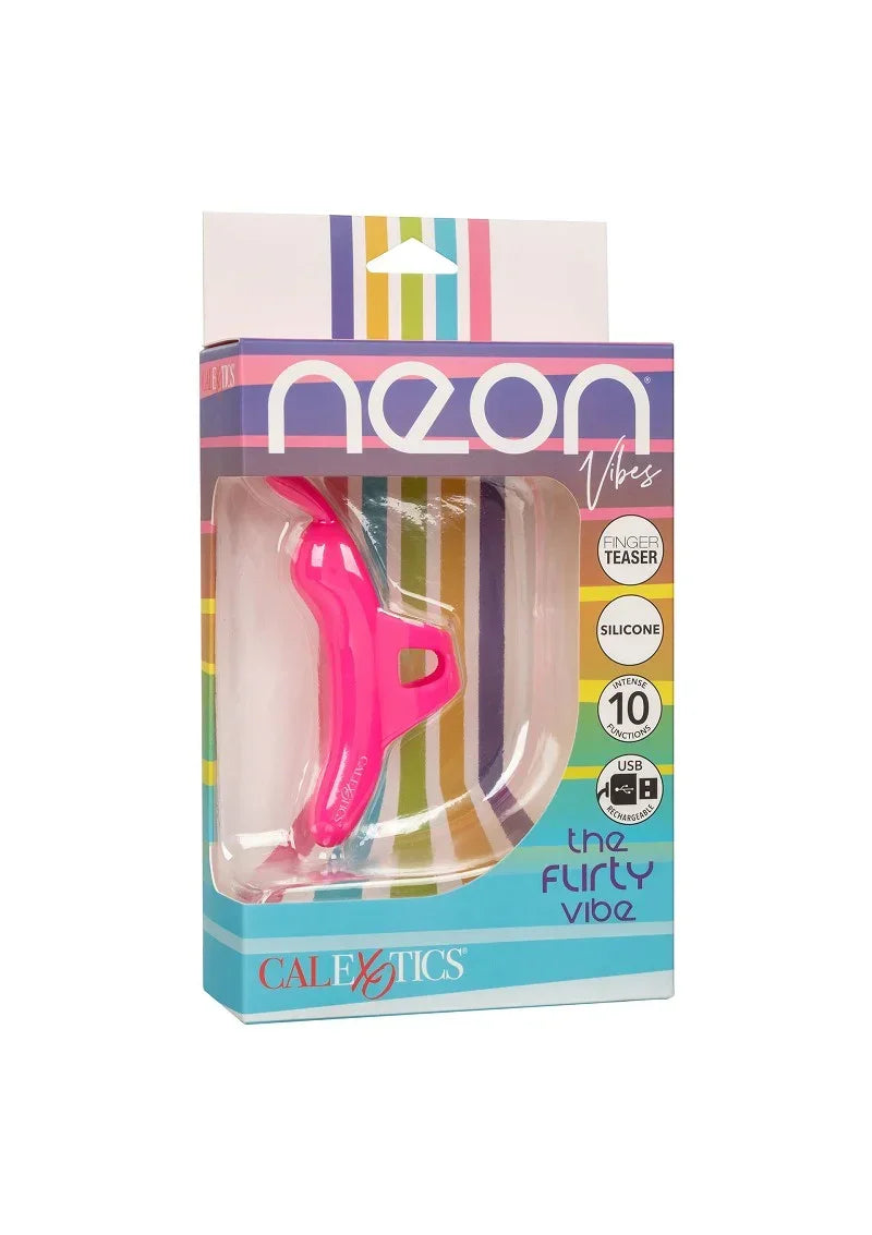 Bestel: The Flirty Vibe by CalExotics Neon Vibes - bij Happytoys.nl, happytoys.be, Happytoys.ae: erotische sex webshop | liever Happy dan Easy ⭐⭐⭐⭐⭐