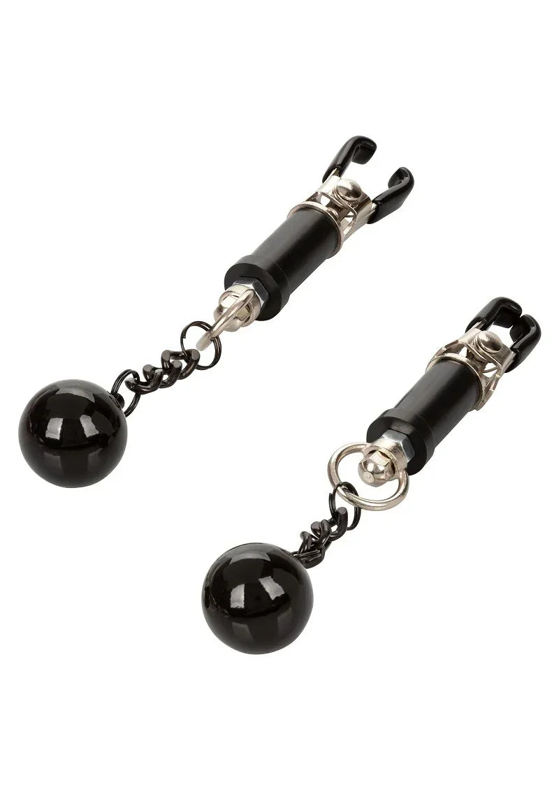 Bestel: Nipple Grips Weighted Twist Nipple Clamps by CalExotics - bij Happytoys.nl, happytoys.be, Happytoys.ae: erotische sex webshop | liever Happy dan Easy βββββ
