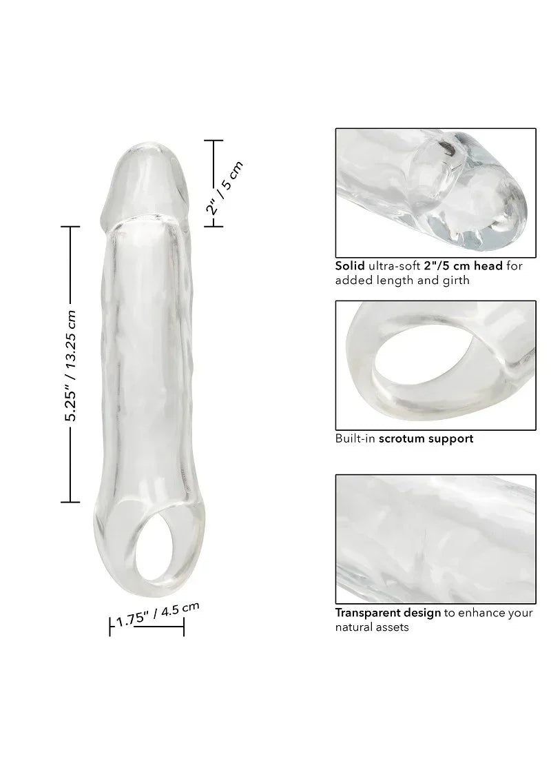 Bestel: Performance Maxx Clear Extension 7.5' by CalExotics - bij Happytoys.nl, happytoys.be, Happytoys.ae: erotische sex webshop | liever Happy dan Easy ⭐⭐⭐⭐⭐