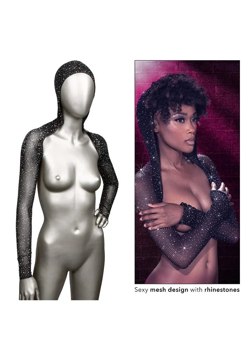 Bestel: Radiance Hooded Shoulder Shrug by CalExotics - bij Happytoys.nl, happytoys.be, Happytoys.ae: erotische sex webshop | liever Happy dan Easy ⭐⭐⭐⭐⭐