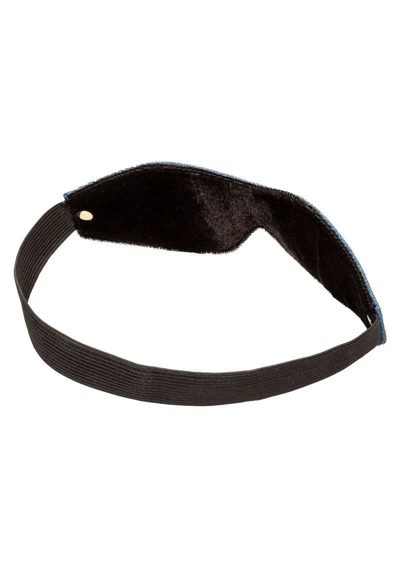 Bestel: Ride 'em Premium Denim Collection Eye Mask by CalExotics - bij Happytoys.nl, happytoys.be, Happytoys.ae: erotische sex webshop | liever Happy dan Easy ⭐⭐⭐⭐⭐