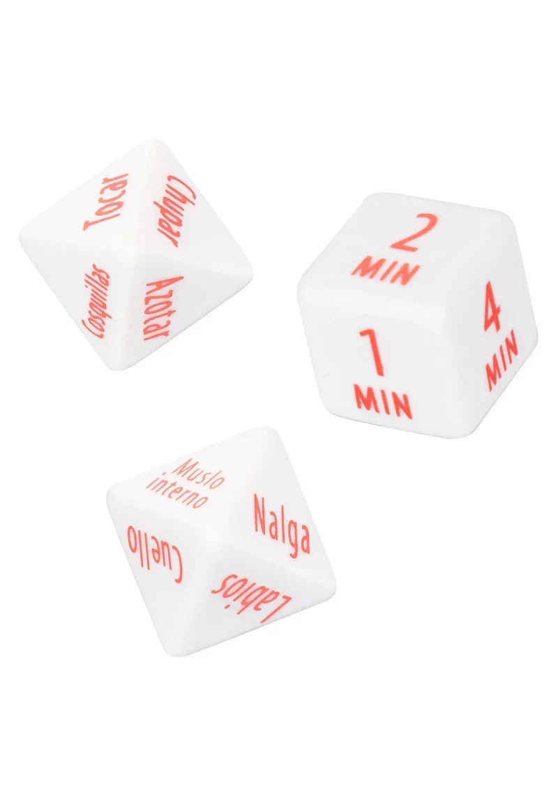 Bestel: Tempt & Tease Dados dice (ESP) by CalExotics - bij Happytoys.nl, happytoys.be, Happytoys.ae: erotische sex webshop | liever Happy dan Easy ⭐⭐⭐⭐⭐