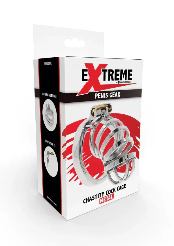 Bestel: Chastity Cock Cage Metal by Hidden Desire - bij Happytoys.nl, happytoys.be, Happytoys.ae: erotische sex webshop | liever Happy dan Easy ⭐⭐⭐⭐⭐