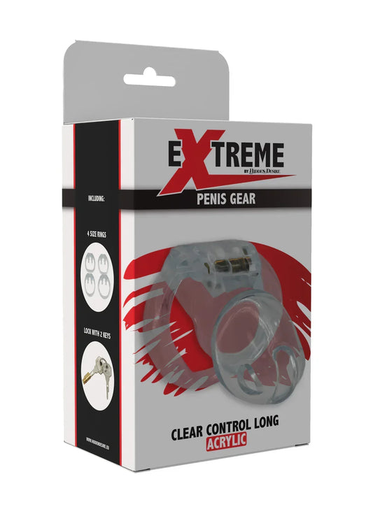 ClearControlCockCageLongbyHiddenDesire2 @ Happytoys Sexshop: online sex shop for Feeling Happy & Easy 😊 the erotic store owned by a woman