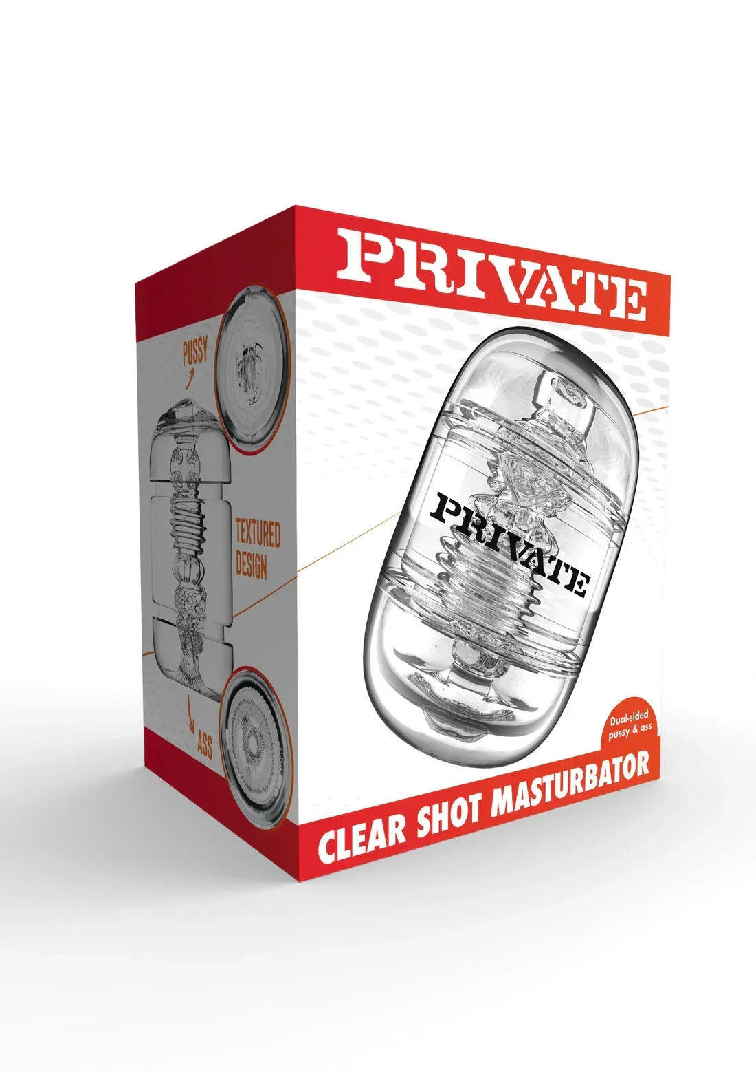 Bestel: Clear Shot Pussy & Ass by Private - bij Happytoys.nl, happytoys.be, Happytoys.ae: erotische sex webshop | liever Happy dan Easy ⭐⭐⭐⭐⭐