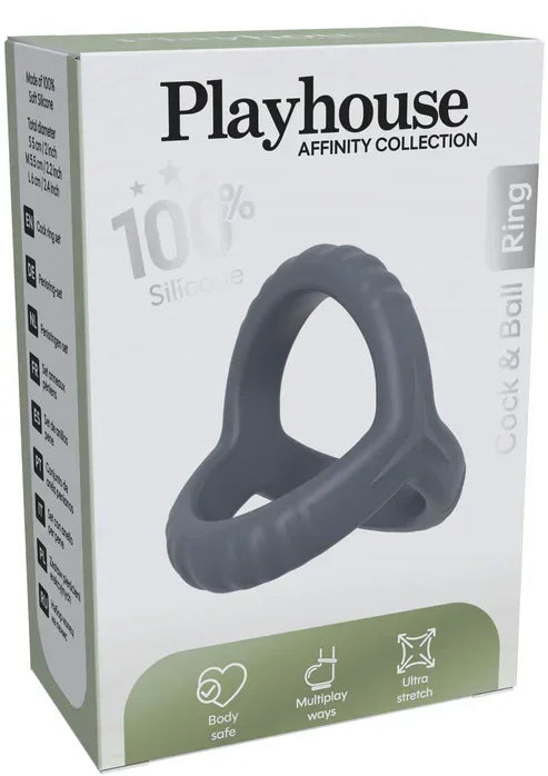 Bestel: Cock Ring Set 3pcs by Playhouse - bij Happytoys.nl, happytoys.be, Happytoys.ae: erotische sex webshop | liever Happy dan Easy ⭐⭐⭐⭐⭐
