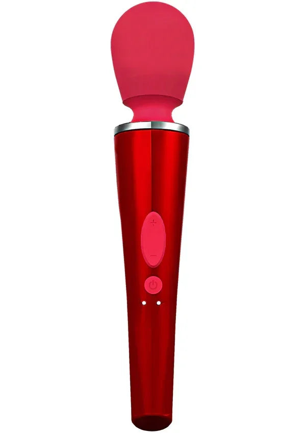 Bestel: Compact Wand Massager Red by Caresse - bij Happytoys.nl, happytoys.be, Happytoys.ae: erotische sex webshop | liever Happy dan Easy ⭐⭐⭐⭐⭐