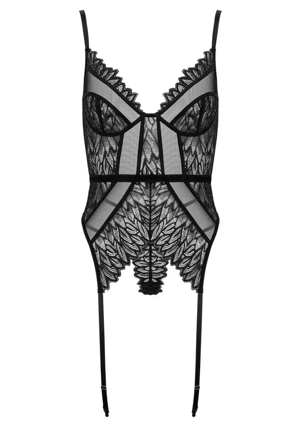 Bestel: Corset And Thong S/M CO102 by Kotek - bij Happytoys.nl, happytoys.be, Happytoys.ae: erotische sex webshop | liever Happy dan Easy âââââ