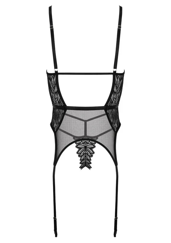 Bestel: Corset And Thong S/M CO102 by Kotek - bij Happytoys.nl, happytoys.be, Happytoys.ae: erotische sex webshop | liever Happy dan Easy âââââ