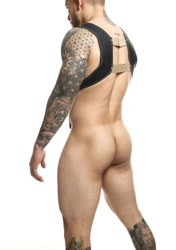 Bestel: DNGEON Top Cockring Harness by MOB - bij Happytoys.nl, happytoys.be, Happytoys.ae: erotische sex webshop | liever Happy dan Easy ⭐⭐⭐⭐⭐