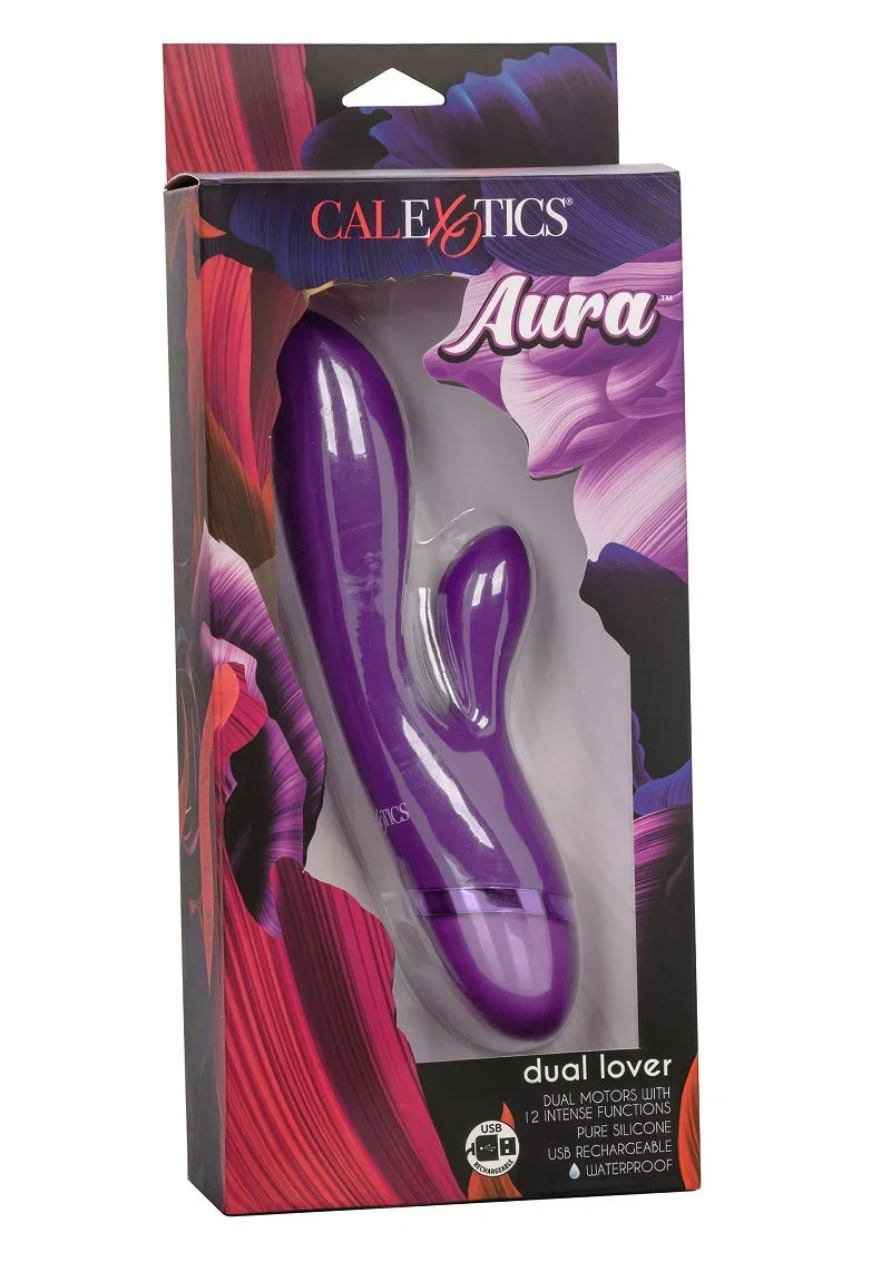 Bestel: Aura Dual Lover by CalExotics - bij Happytoys.nl, happytoys.be, Happytoys.ae: erotische sex webshop | liever Happy dan Easy ⭐⭐⭐⭐⭐