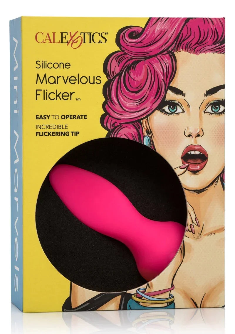 Bestel: Mini Marvels Silicone Marvelous Flicker by CalExotics - bij Happytoys.nl, happytoys.be, Happytoys.ae: erotische sex webshop | liever Happy dan Easy âââââ