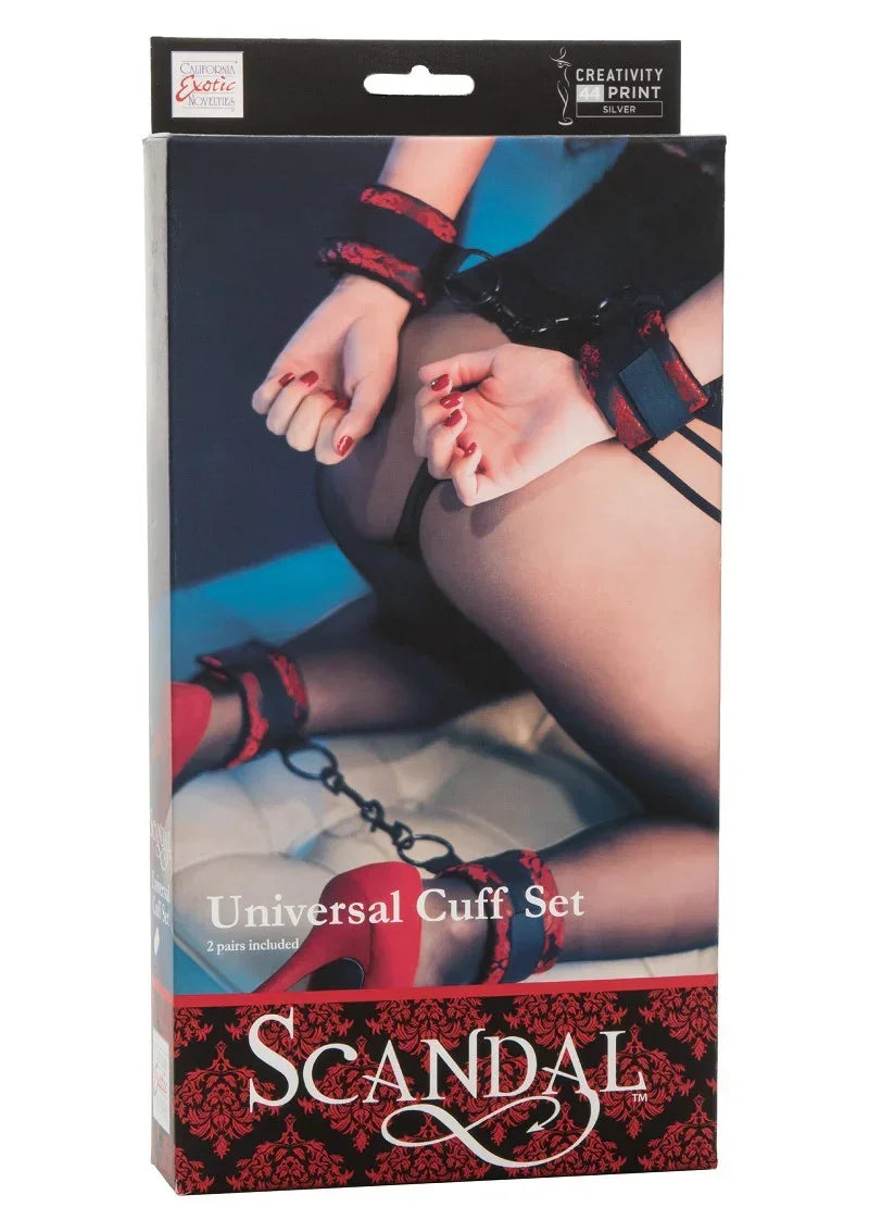 DeScandalUniversalCuffsiseensetvanvierzachteboeienmeteenmiddelstesteunbandtussendeboeien.2 @ Happytoys Sexshop: online sex shop for Feeling Happy & Easy 😊 the erotic store owned by a woman