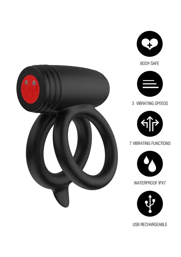 Bestel: Elite Power Twin C - Ring by Hidden Desire - bij Happytoys.nl, happytoys.be, Happytoys.ae: erotische sex webshop | liever Happy dan Easy âââââ