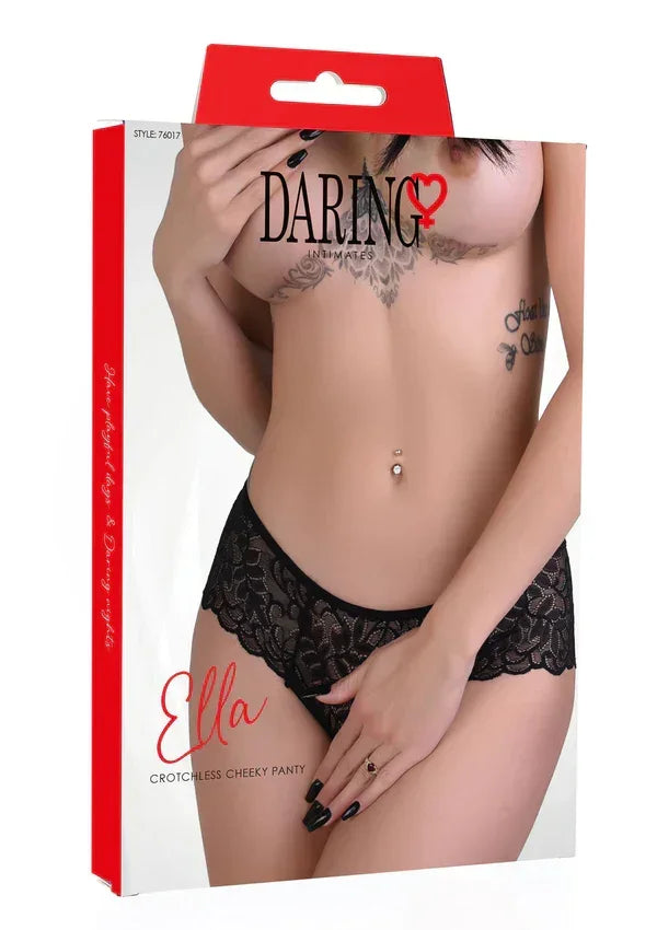 Bestel: Ella crotchless cheeky panty by Daring Intimates - bij Happytoys.nl, happytoys.be, Happytoys.ae: erotische sex webshop | liever Happy dan Easy ⭐⭐⭐⭐⭐