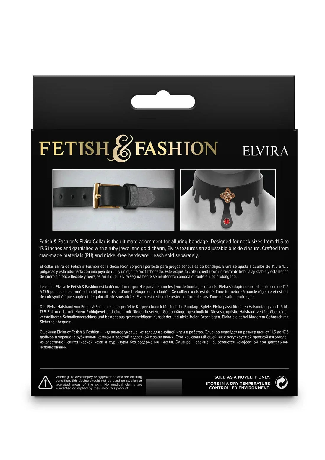ElviraCollarbyNSNovelties3 @ Happytoys Sexshop: online sex shop for Feeling Happy & Easy 😊 the erotic store owned by a woman