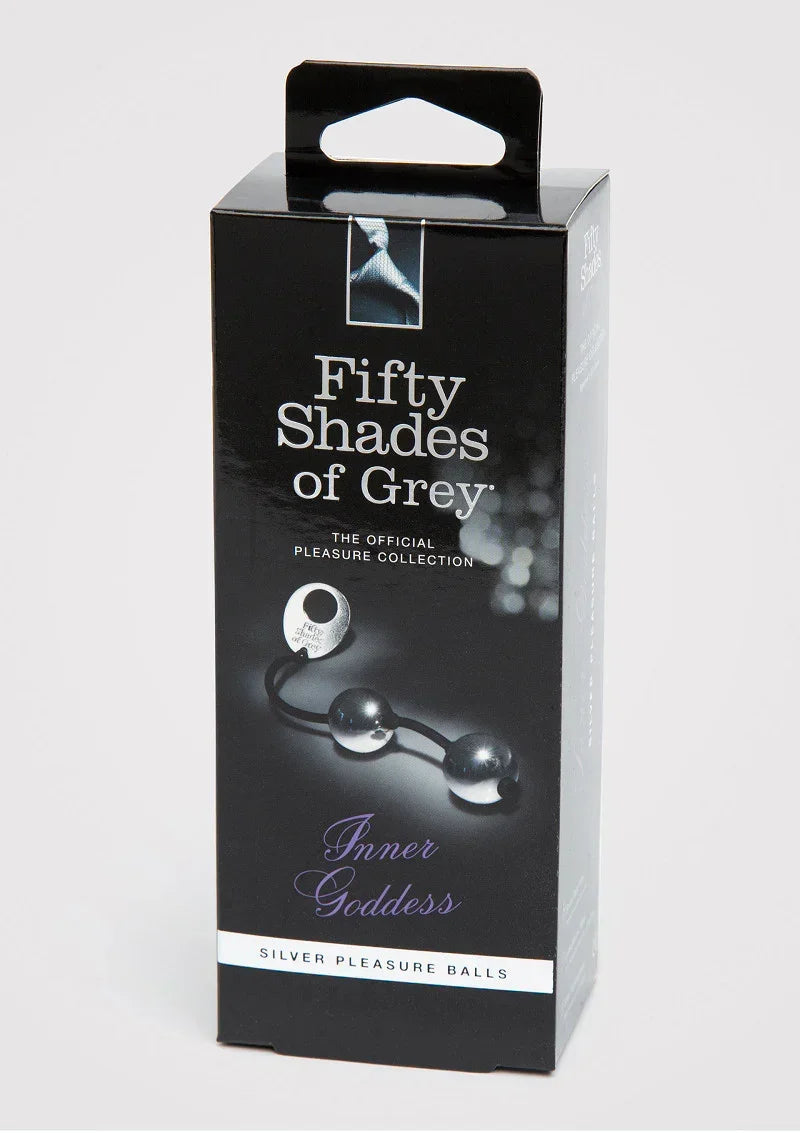 Bestel: Inner Goddess Silver Pleasure Balls 331g by Fifty Shades of Grey - bij Happytoys.nl, happytoys.be, Happytoys.ae: erotische sex webshop | liever Happy dan Easy ⭐⭐⭐⭐⭐