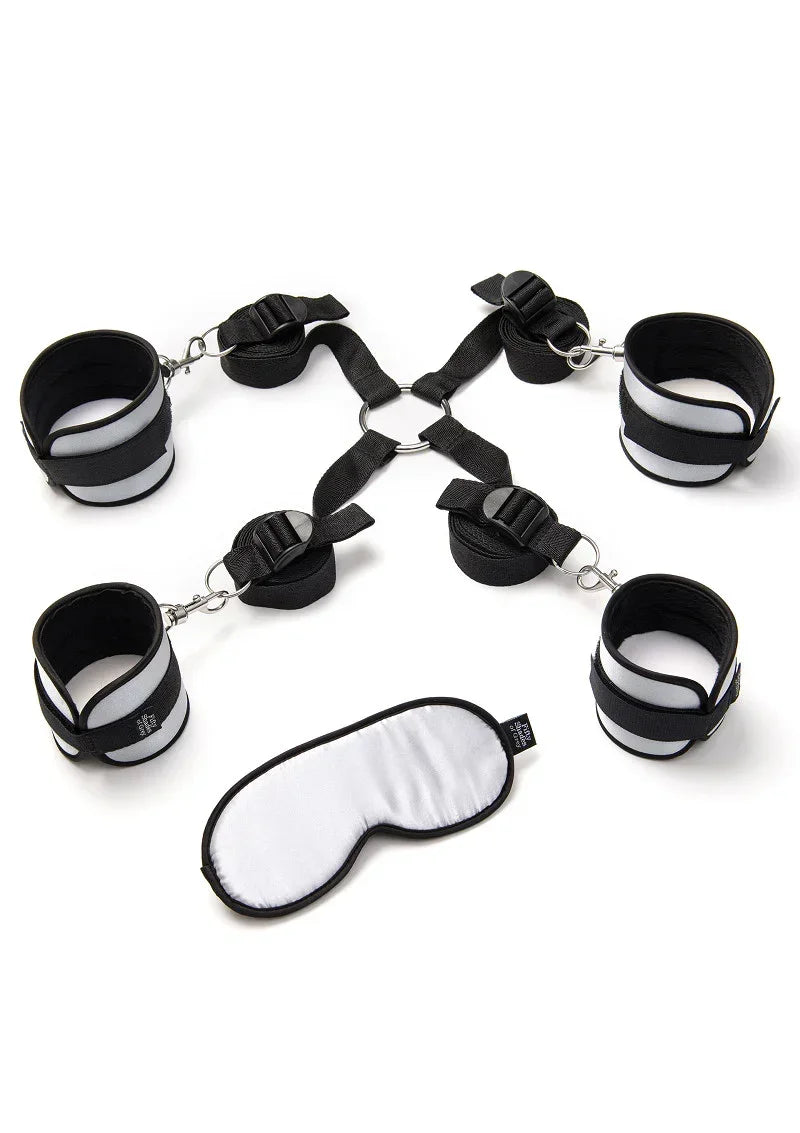 Bestel: Hard Limits Bed Restraint Kit by Fifty Shades of Grey - bij Happytoys.nl, happytoys.be, Happytoys.ae: erotische sex webshop | liever Happy dan Easy ⭐⭐⭐⭐⭐