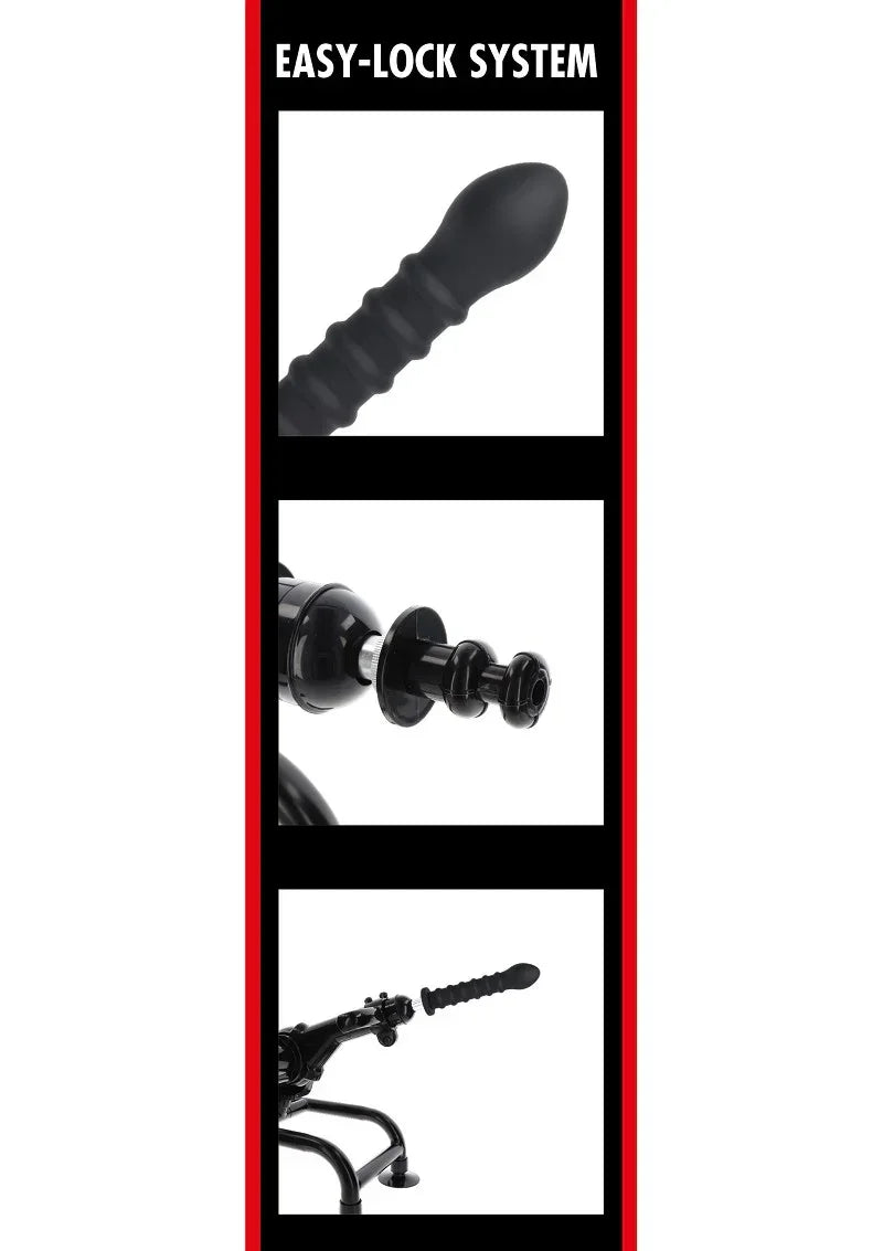 Bestel: Bangers Fuck Machines Ribbed Dong Easy - Lock 19 cm by Hidden Desire - bij Happytoys.nl, happytoys.be, Happytoys.ae: erotische sex webshop | liever Happy dan Easy âââââ
