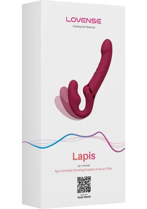 Bestel: Lapis strapless double dildo by Lovesense - bij Happytoys.nl, happytoys.be, Happytoys.ae: erotische sex webshop | liever Happy dan Easy âââââ