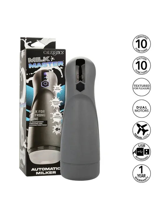 Bestel: Milk Master Automatic Milker by CalExotics - bij Happytoys.nl, happytoys.be, Happytoys.ae: erotische sex webshop | liever Happy dan Easy âââââ