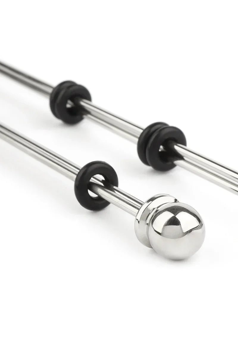Bestel: Nipple Sticks with Ball 20cm by Mr. Steel - bij Happytoys.nl, happytoys.be, Happytoys.ae: erotische sex webshop | liever Happy dan Easy ⭐⭐⭐⭐⭐