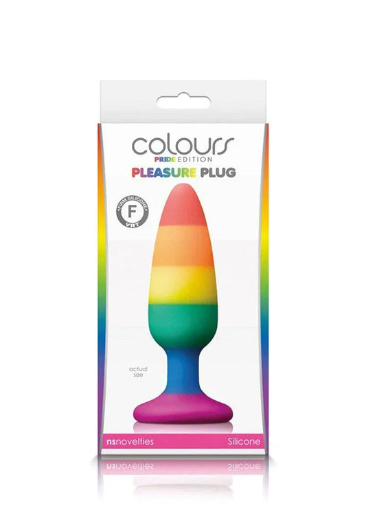 NS-Novelties-Colours-Pride-Edition-Pleasure-Plug-Medium-Butplug-Happytoys-Sexshop-liever-Happy-dan-Easy-8014 @ Happytoys Sexshop: online sex shop for Feeling Happy & Easy π the erotic store owned by a woman