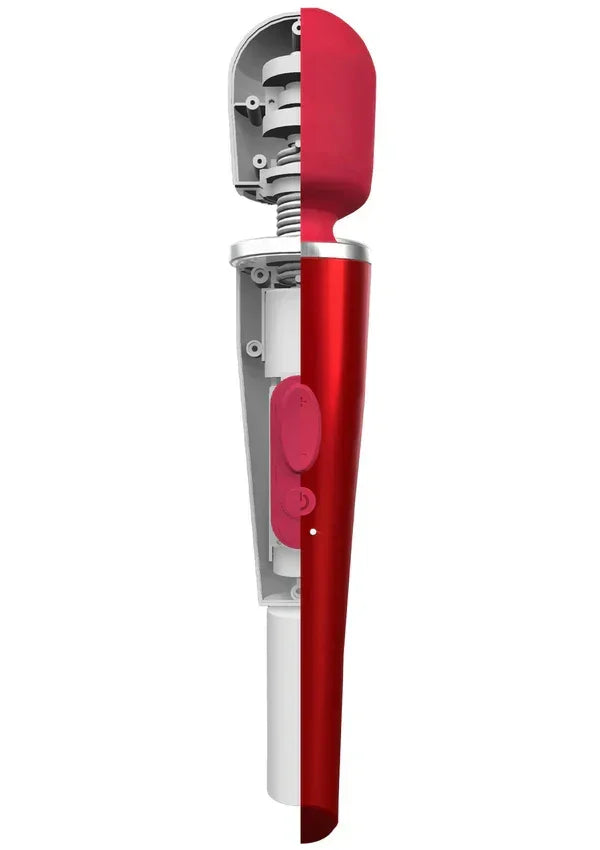 Bestel: Pro Wand Massager Red by Caresse - bij Happytoys.nl, happytoys.be, Happytoys.ae: erotische sex webshop | liever Happy dan Easy ⭐⭐⭐⭐⭐