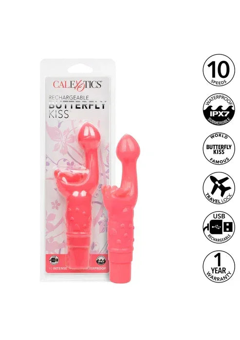 Bestel: Rechargeable Butterfly Kiss by CalExotics - bij Happytoys.nl, happytoys.be, Happytoys.ae: erotische sex webshop | liever Happy dan Easy ⭐⭐⭐⭐⭐