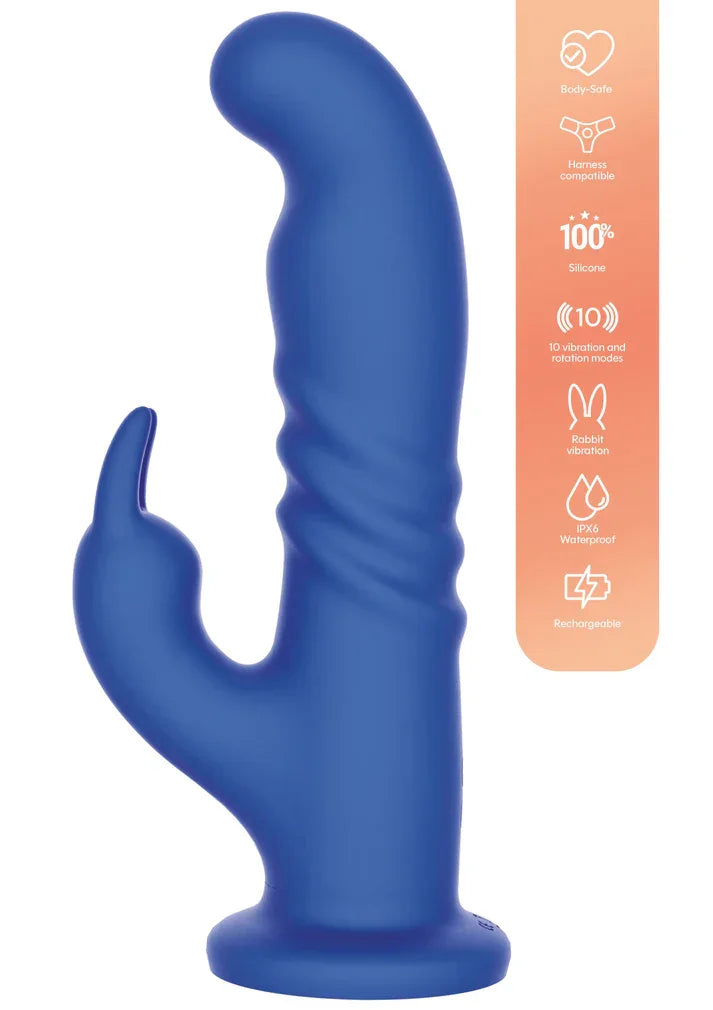 RotatingG-SpotRabbitVibratorbyPlayhouseDelight7 @ Happytoys Sexshop: online sex shop for Feeling Happy & Easy π the erotic store owned by a woman